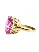 Винтидж Пръстен Аметист 14K жълто злато vrc130y